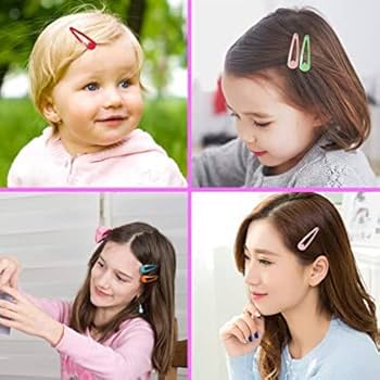 Tik Tik Multi-Color Daily Wear Hair Pin Set – Choose 6/10/12/15/18/20 Pieces – Non-Slip Stylish Hair Clips for Girls & Women