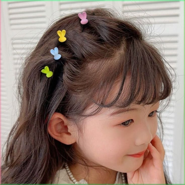 "Cute Mini Hair Claw Clips for Girls  | Colorful Small Hair Clutcher Set | Trendy Kids & Baby Hair Accessories | Best Price in Pakistan"