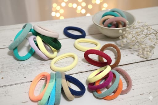 Pack of 6 Seamless Hair Ponies