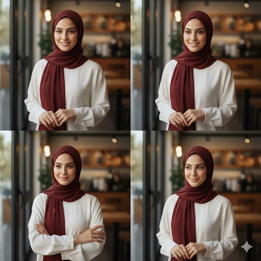 Deep Maroon Georgette Hijab Scarf | 29" x 68" Modest Shawl