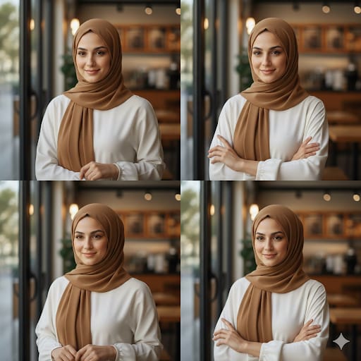 Caramel Georgette Hijab Scarf | 29" x 68" Tan Modest Shawl