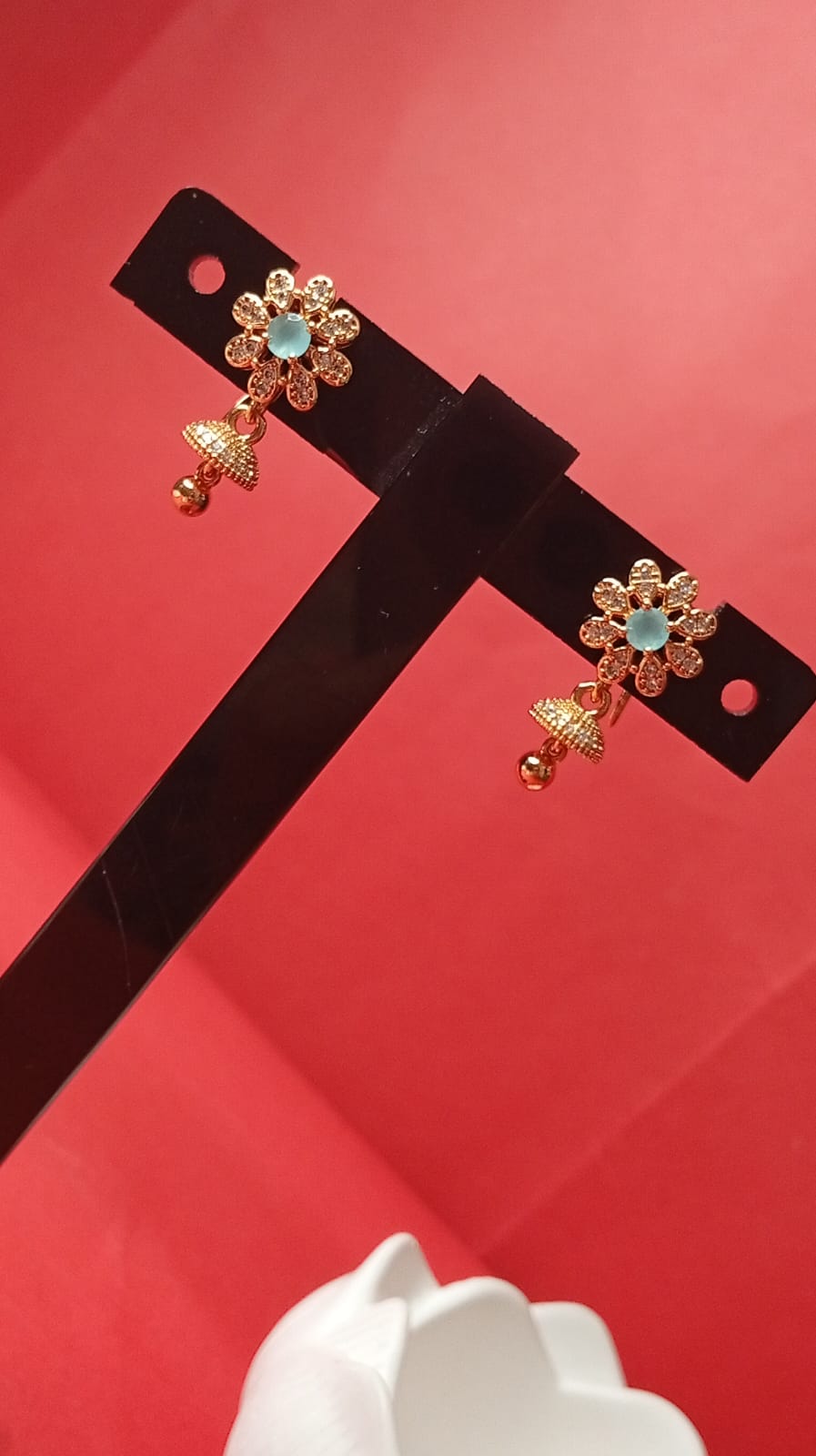 Royal Halo Emerald Stud Earrings – Signature Deep Green Crystal & Zirconia Statement Tops – Luxury Handcrafted Jewelry for Modern Women – 2026 Collection