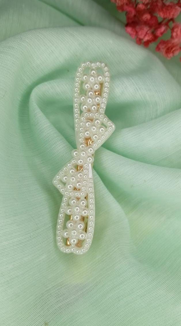 Elegant Pearl Hair Clips (Pair) | Select Your Design | Fancy Hair Pins for Women | Single Pair Price in Pakistan